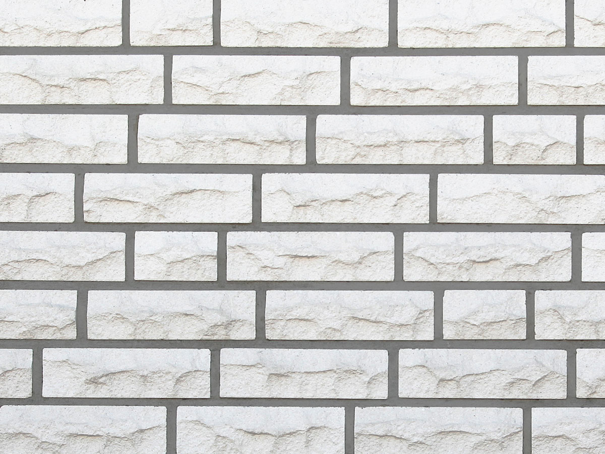 Kalksandstein Verblender weiss bossiert K760